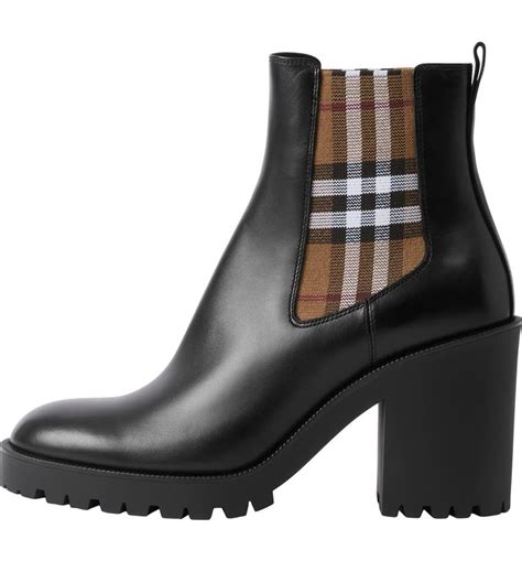 burberry allostock boot|Allostock Check Block Heel Chelsea Boot (Women).